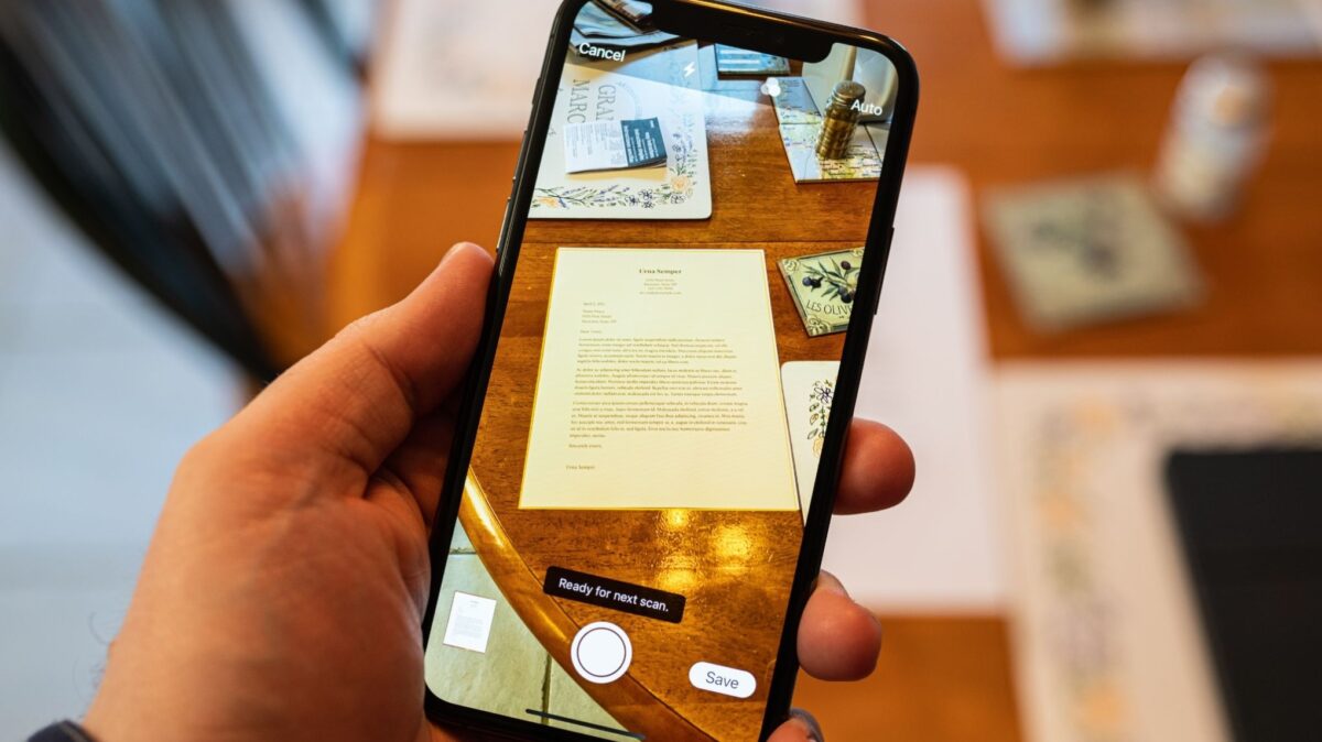 How to scan documents on an iPhone